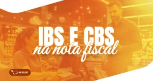 Operadora de caixa e gerente em supermercado moderno utilizando sistema fiscal com IBS e CBS na nota fiscal, apoiado por tecnologia em nuvem e automação no checkout.